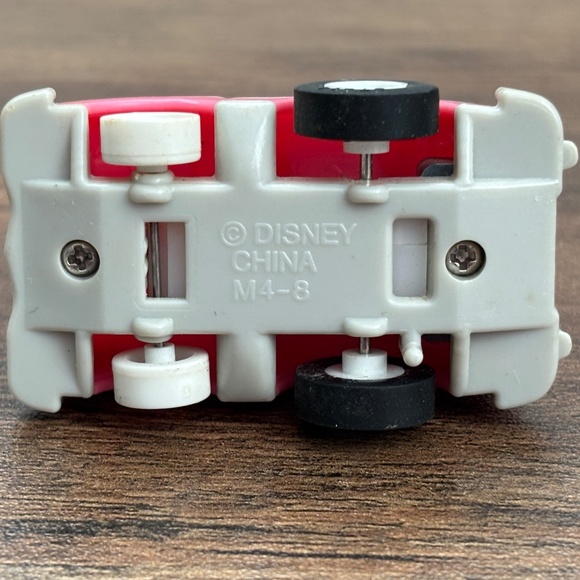 VINTAGE McDonald's Happy Toy Disney MINNIE MOUSE PULL BACK CAR Pink 1988 WORKS - Picture 7 of 7